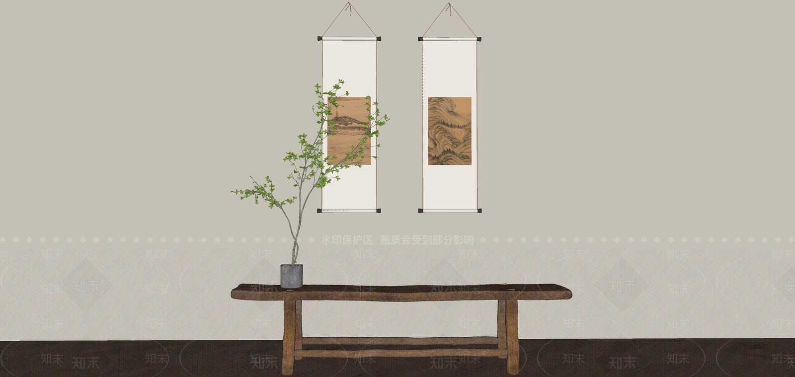 现代其他凳子SU模型下载【ID:1185967613】