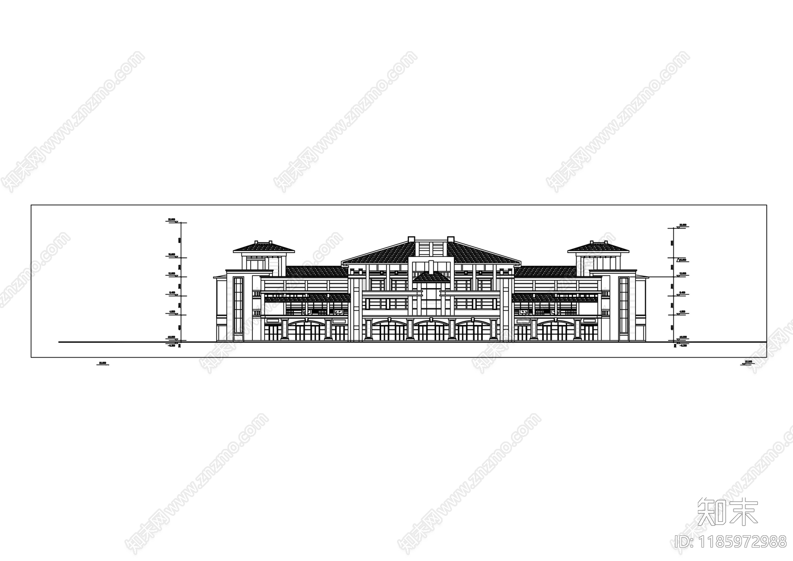 现代厂房施工图下载【ID:1185972988】