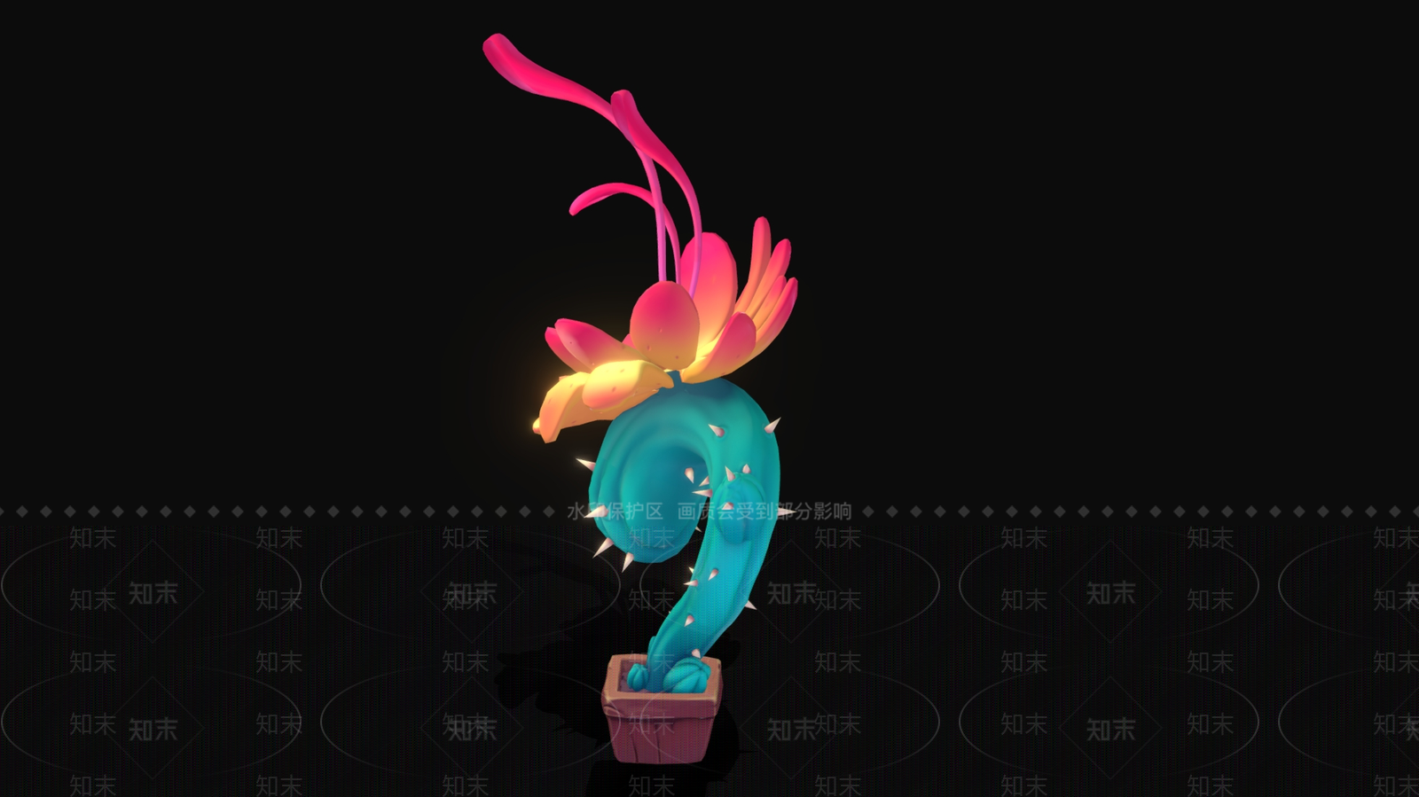 现代花盆3D模型下载【ID:1185978612】