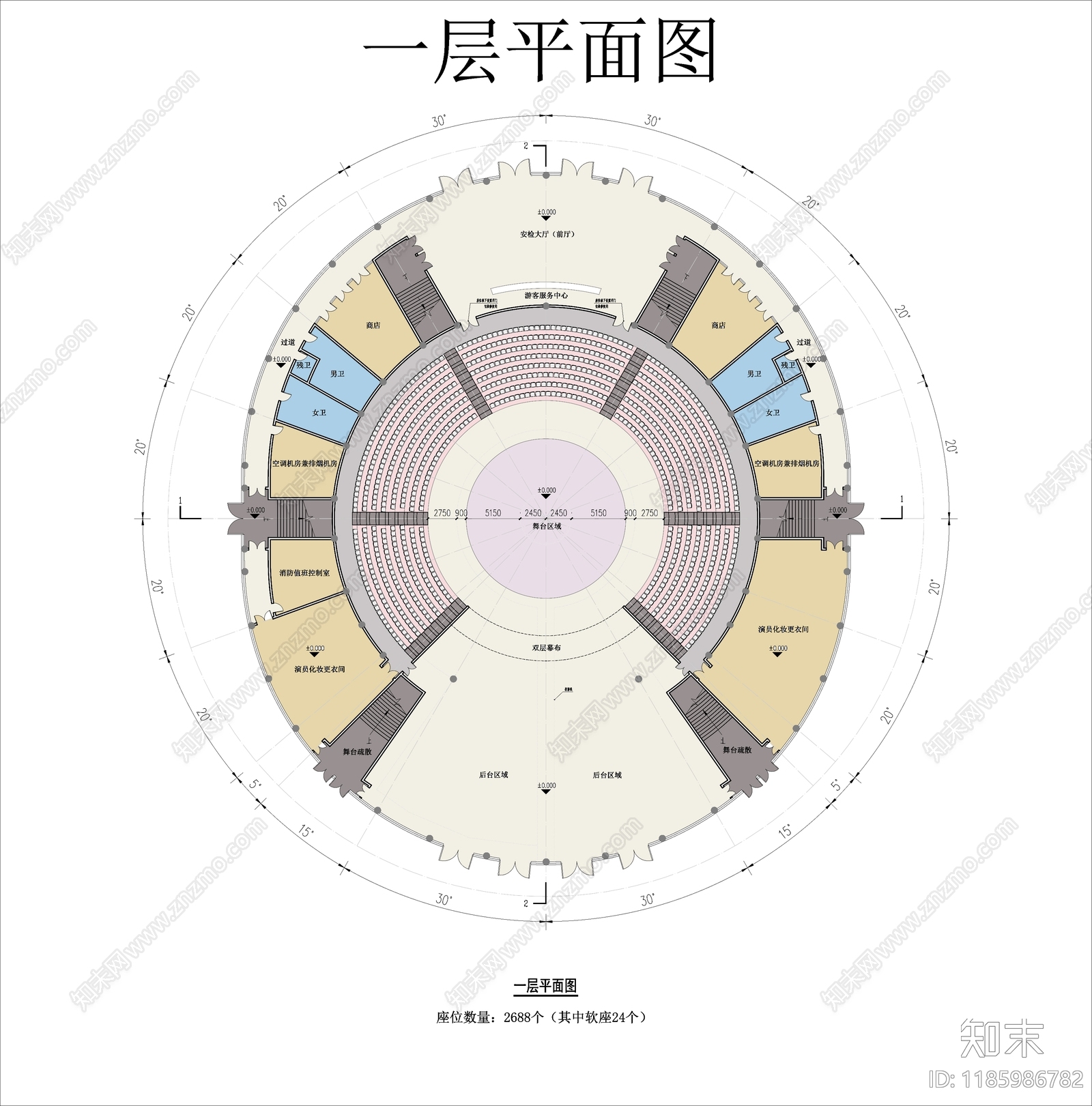 现代其他商业建筑施工图下载【ID:1185986782】