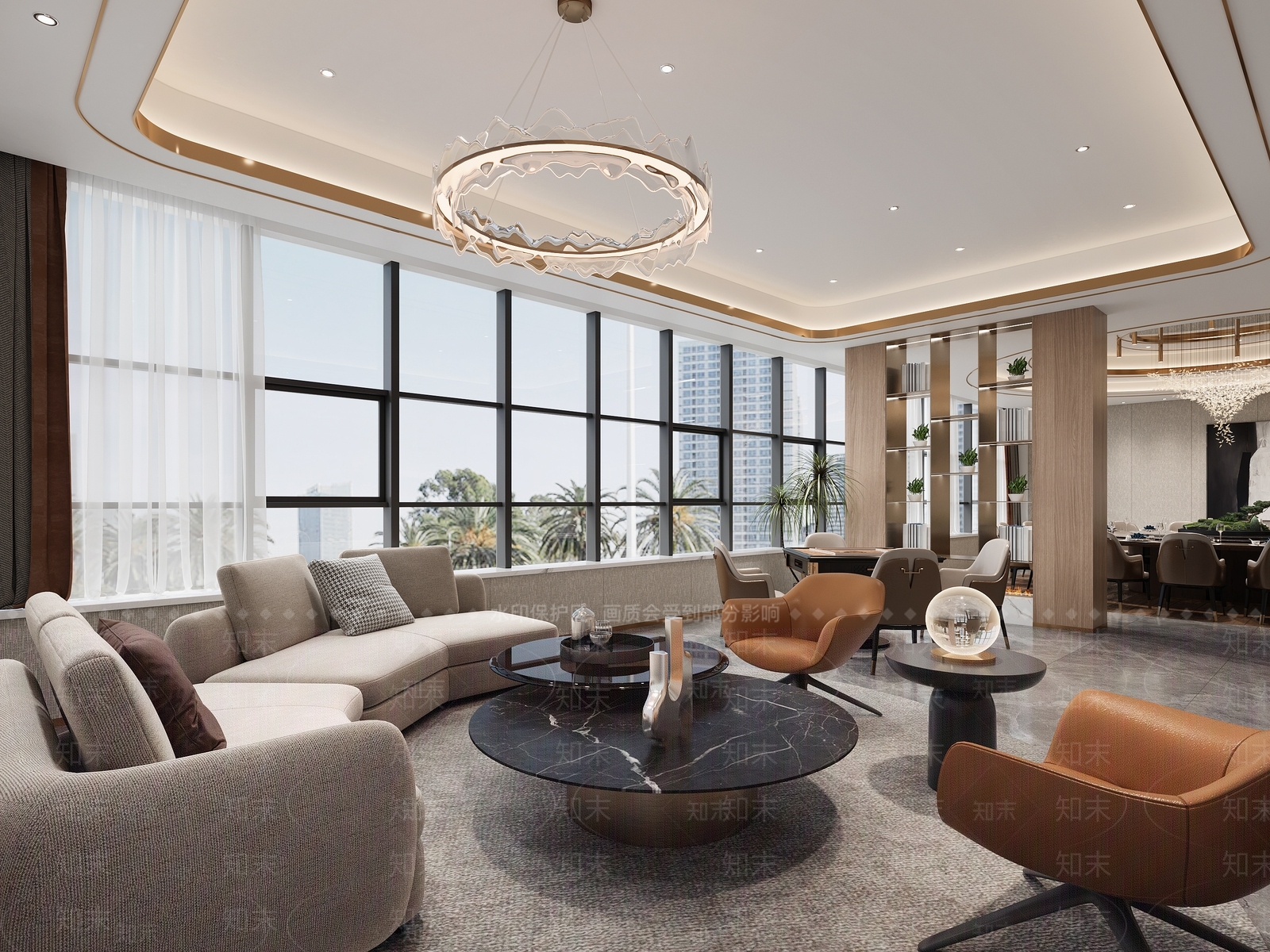 现代包厢3D模型下载【ID:1185991706】