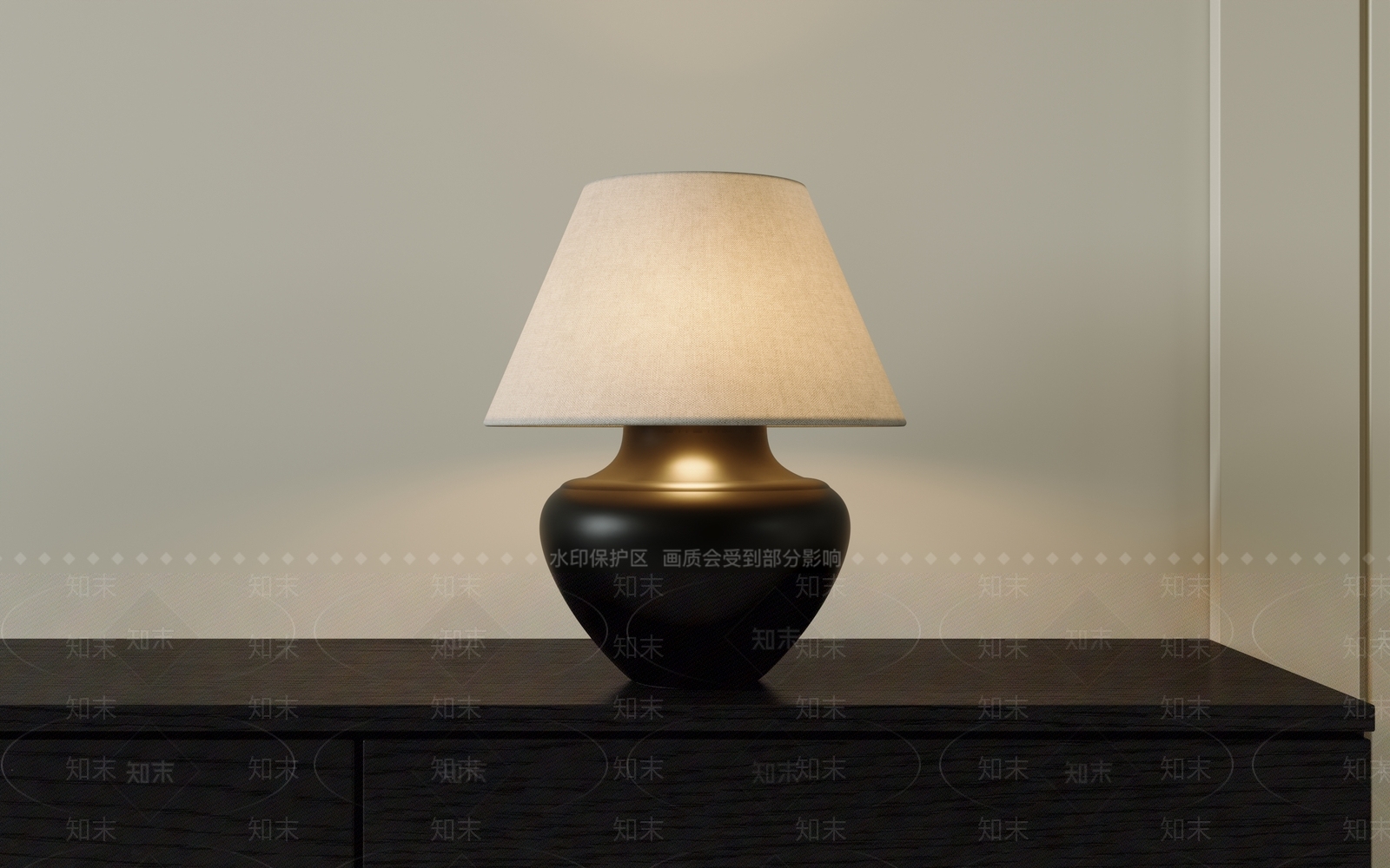 中古复古台灯3D模型下载【ID:1185992735】