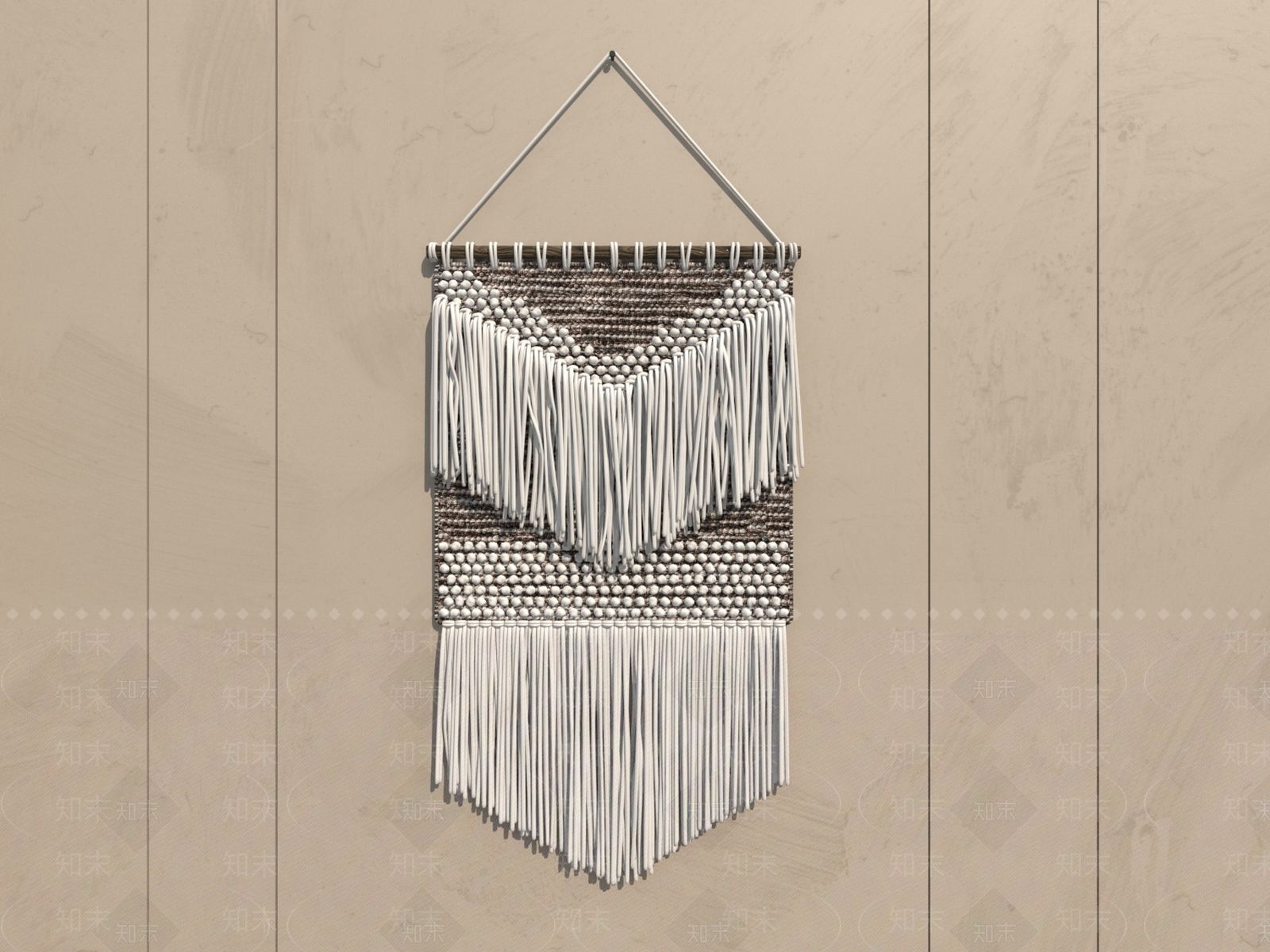 现代墙面挂件3D模型下载【ID:1185998445】