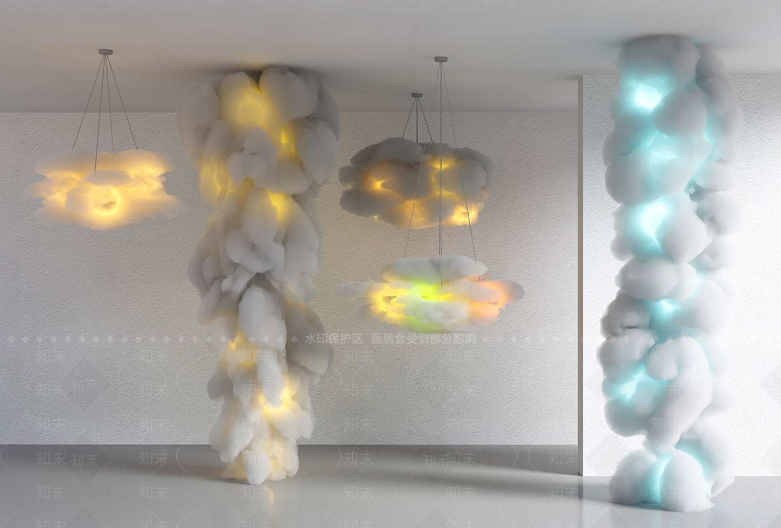 现代侘寂柱子3D模型下载【ID:1186011895】