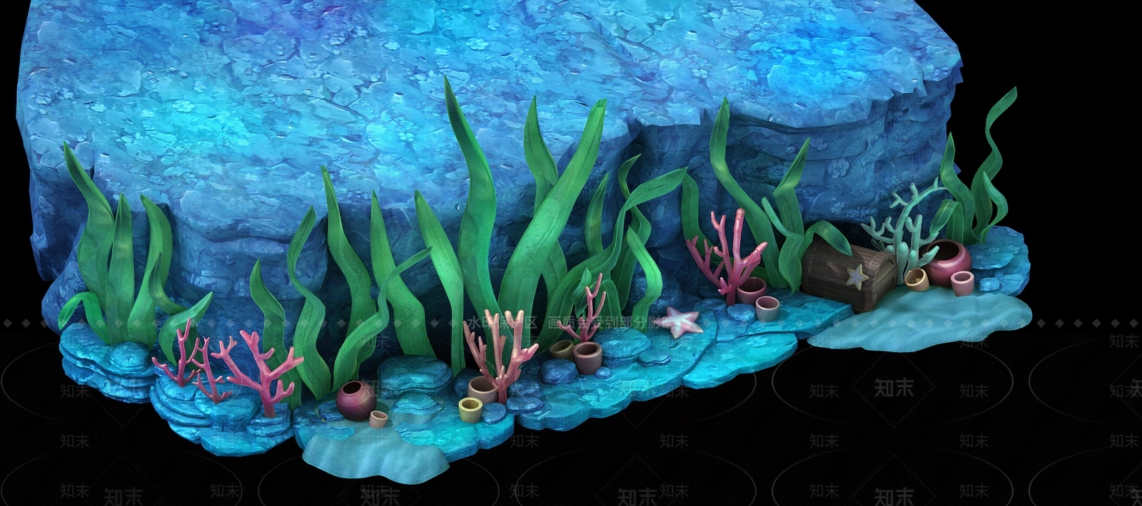 花草组合3D模型下载【ID:1186014412】