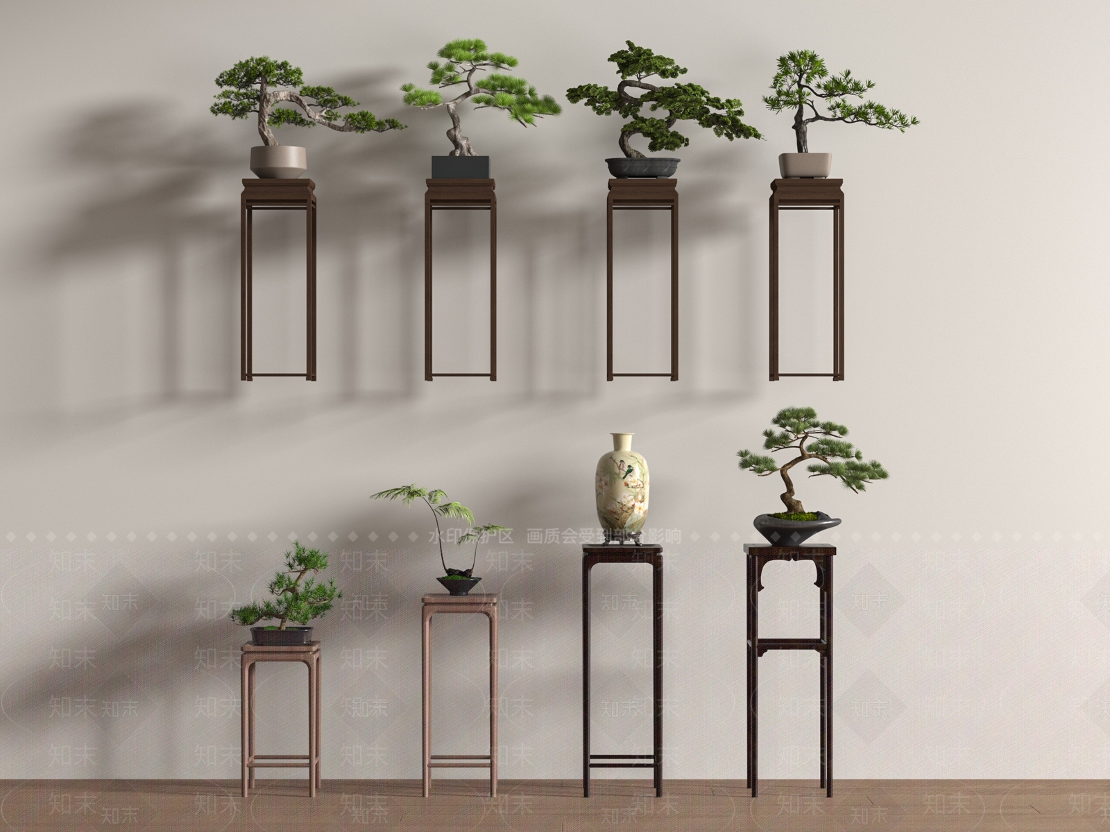 花架3D模型下载【ID:1186015144】