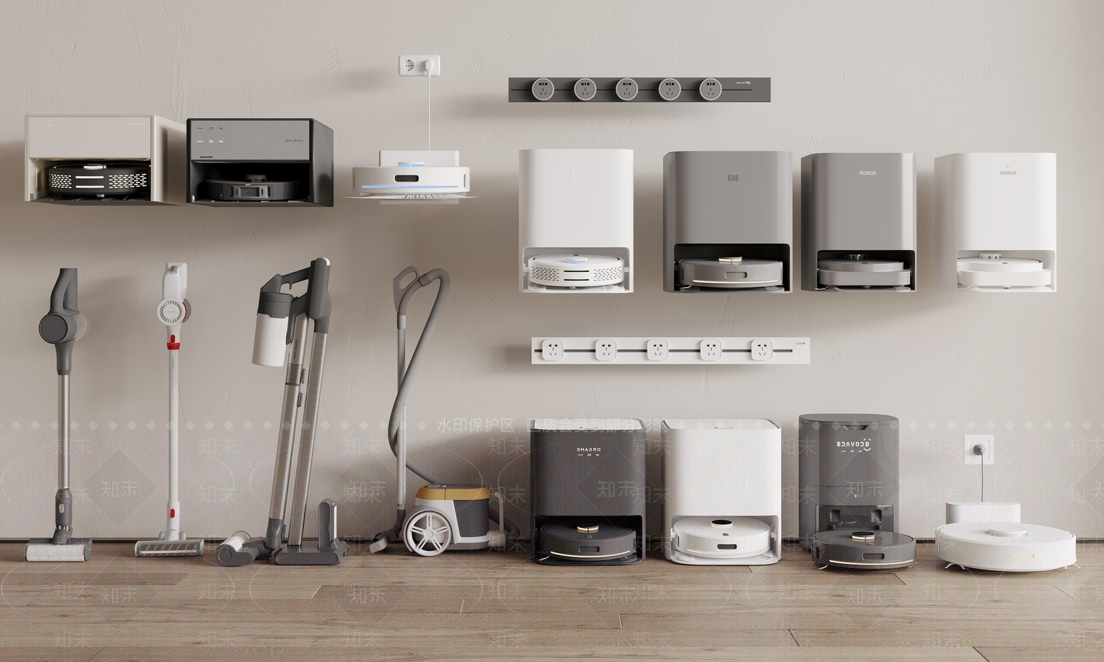 扫地机器人3D模型下载【ID:1186015476】