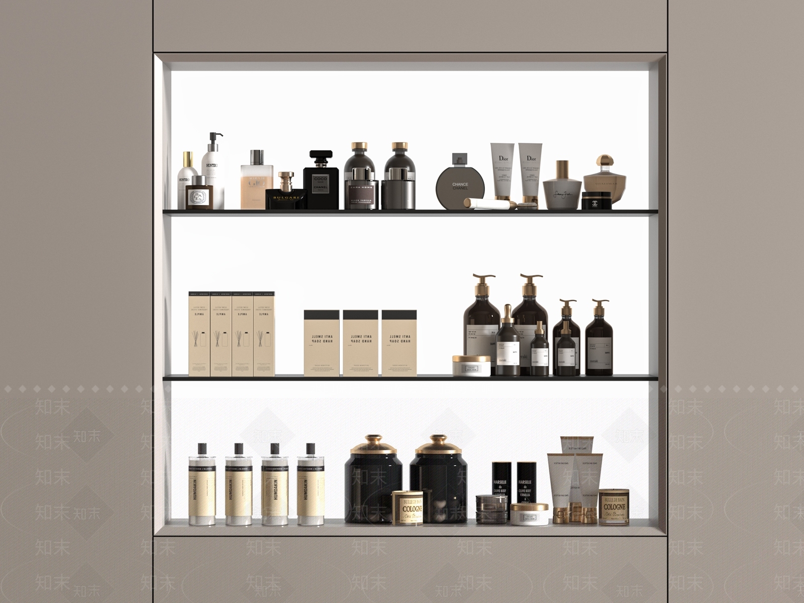 化妆品SU模型下载【ID:1186016120】