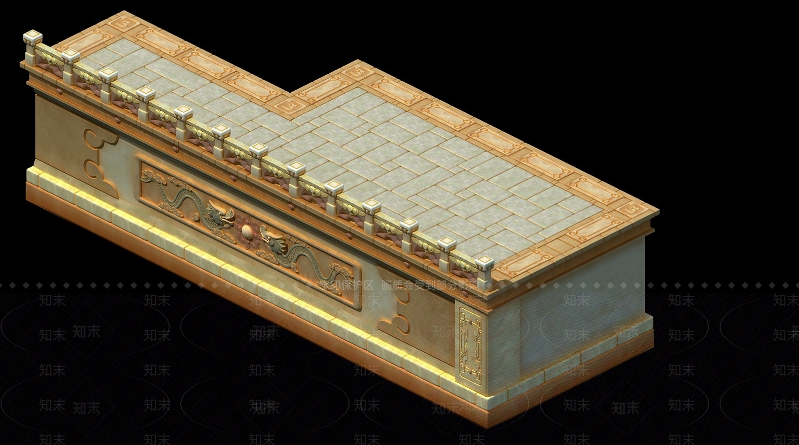 中式复古古建3D模型下载【ID:1186016577】