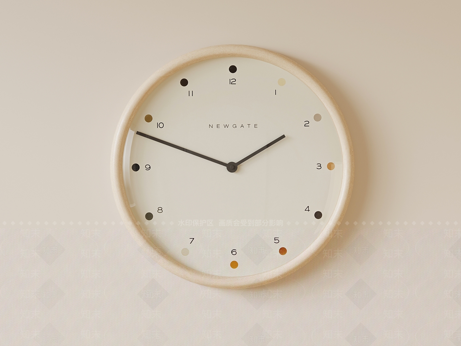 现代钟表SU模型下载【ID:1186018006】