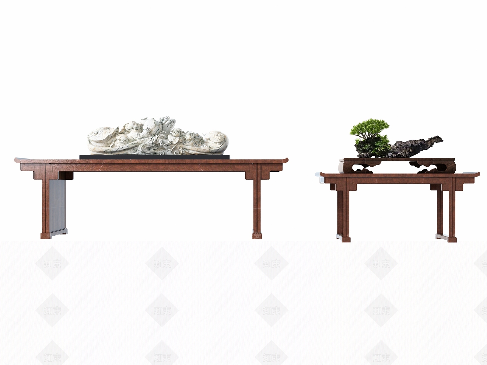 中式条案3D模型下载【ID:1186024848】