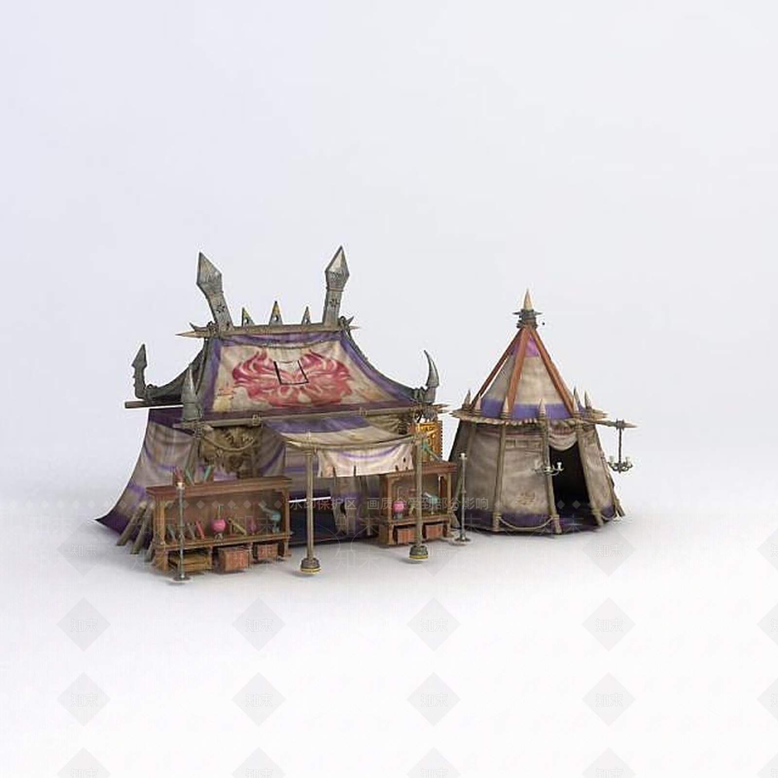 现代办公大厅3D模型下载【ID:1186028227】