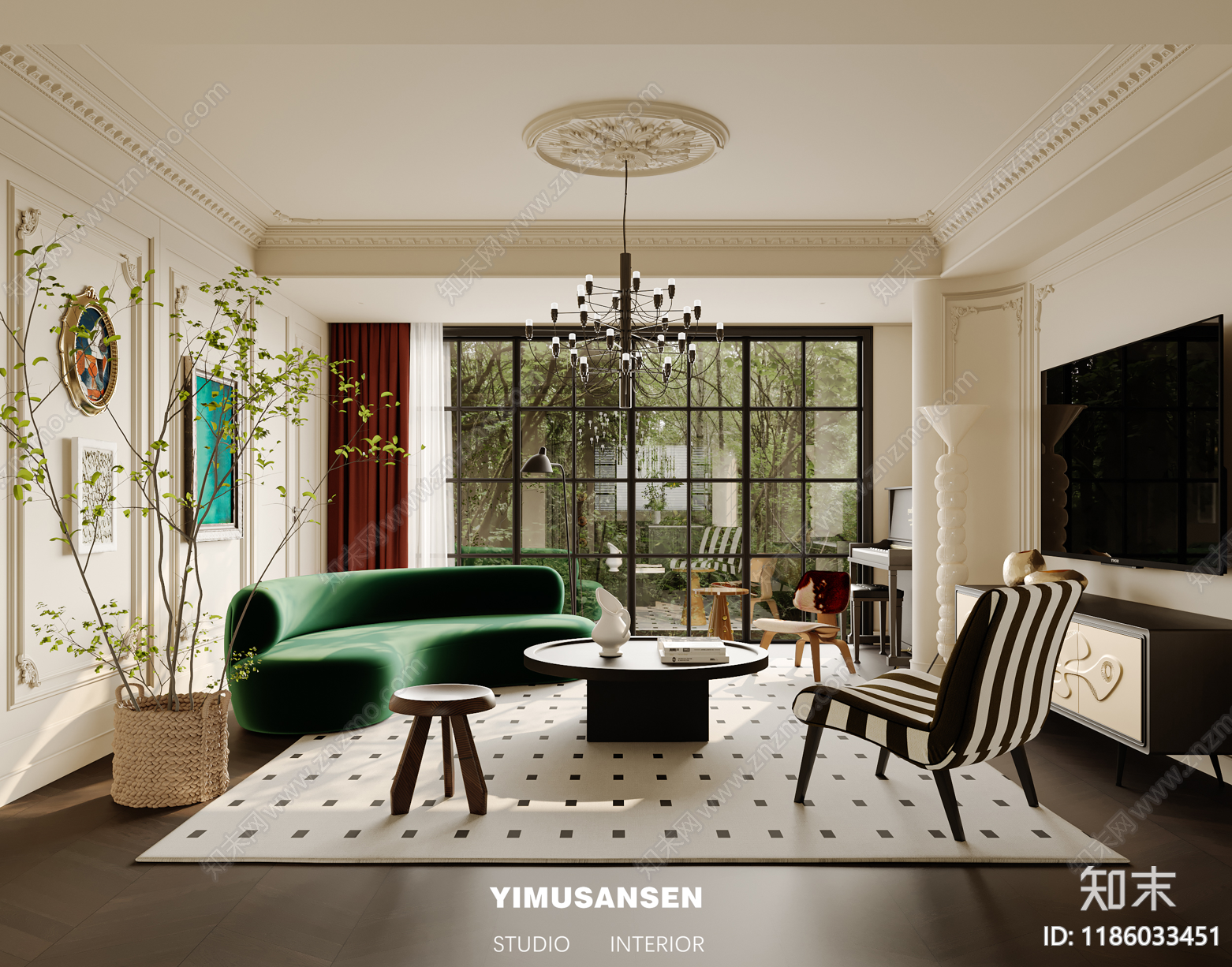 超大型平层施工图下载【ID:1186033451】