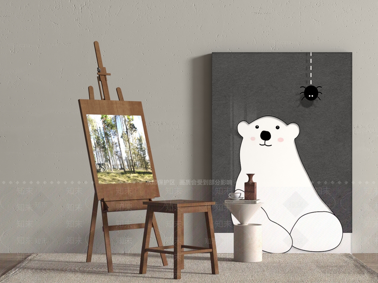 画具3D模型下载【ID:1186033472】
