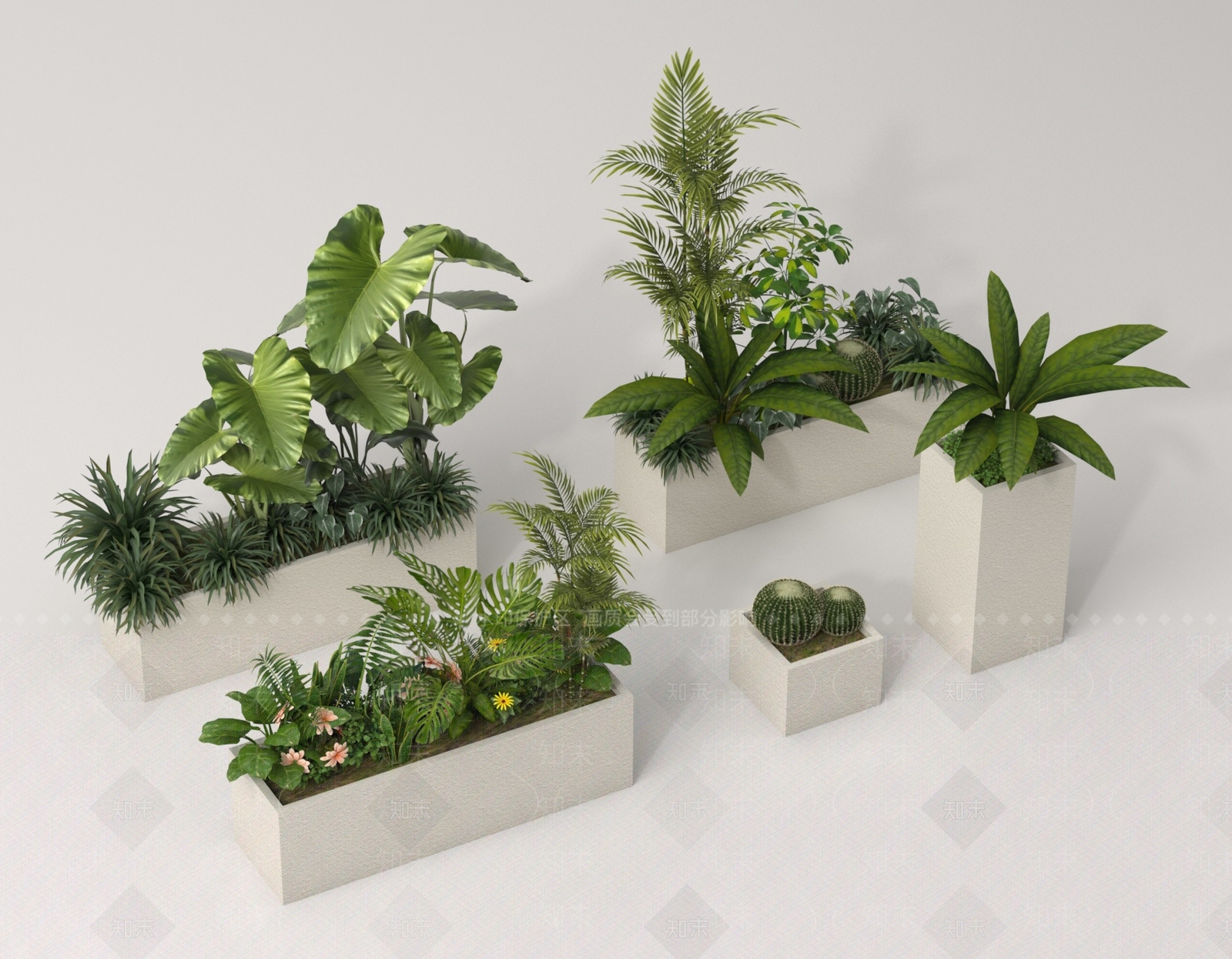 盆栽SU模型下载【ID:1186034030】