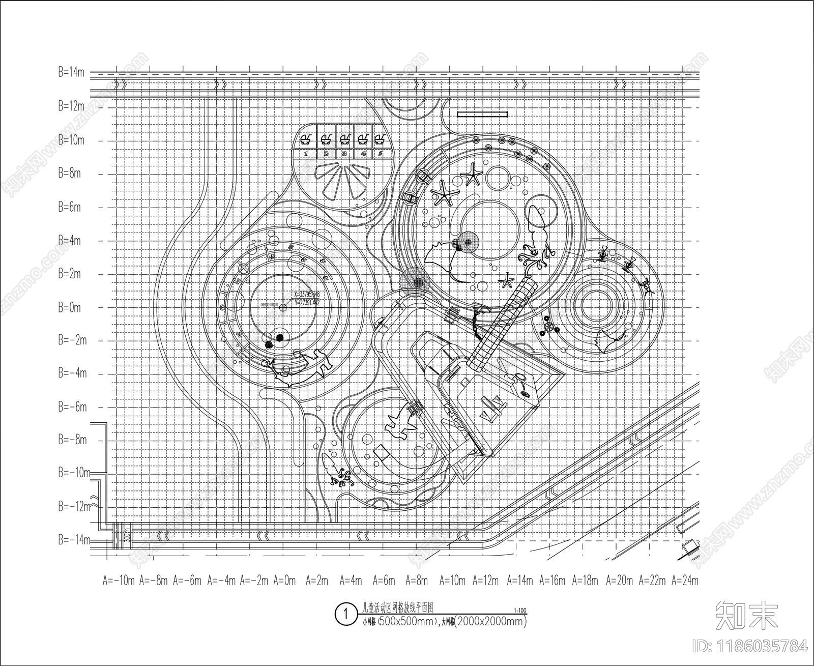 现代儿童乐园cad施工图下载【ID:1186035784】