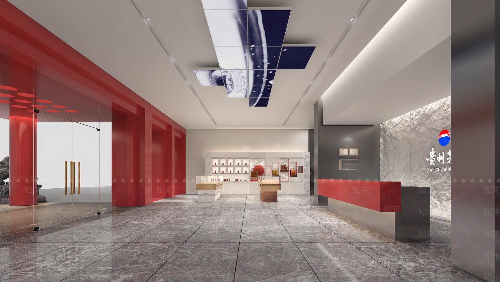 现代轻奢烟酒店3D模型下载【ID:1186037746】