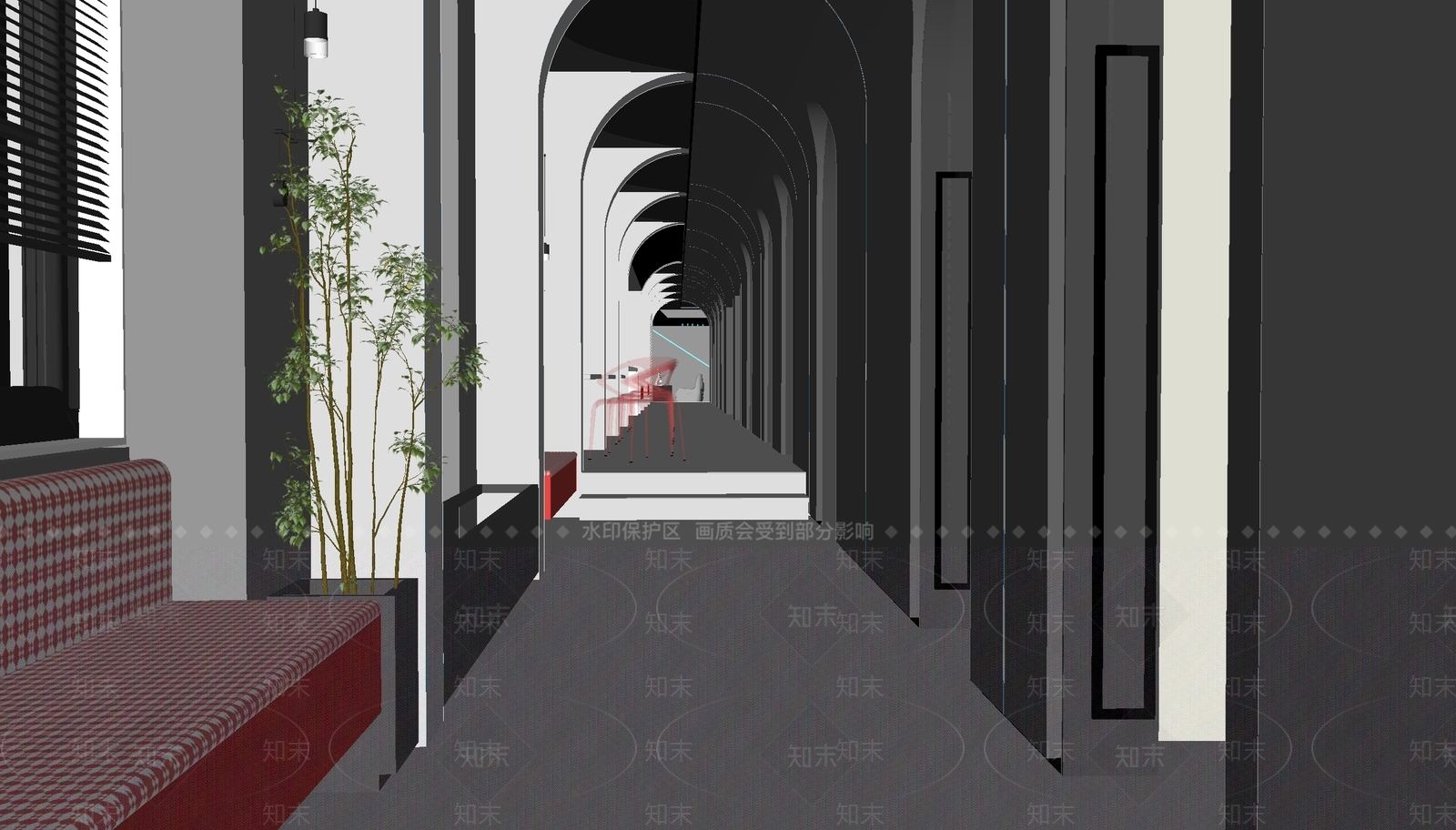 现代网吧SU模型下载【ID:1186041049】