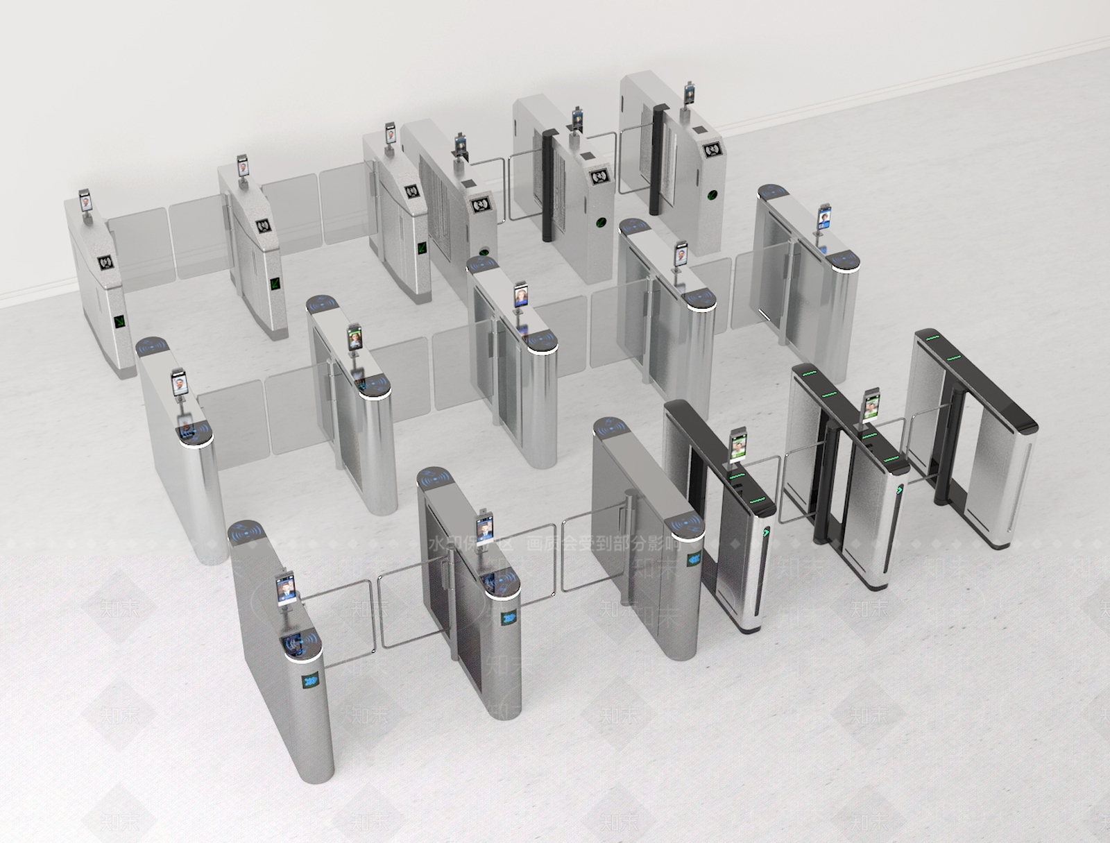 门禁SU模型下载【ID:1186050966】