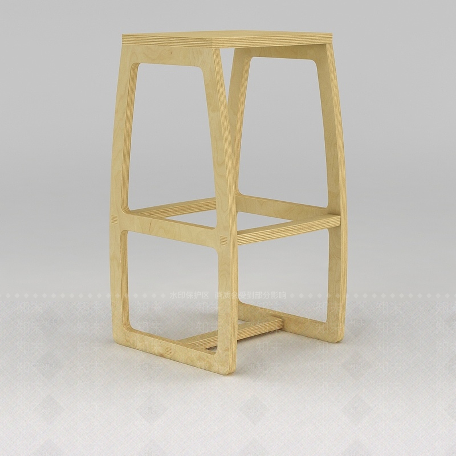 现代其他凳子3D模型下载【ID:1186058198】
