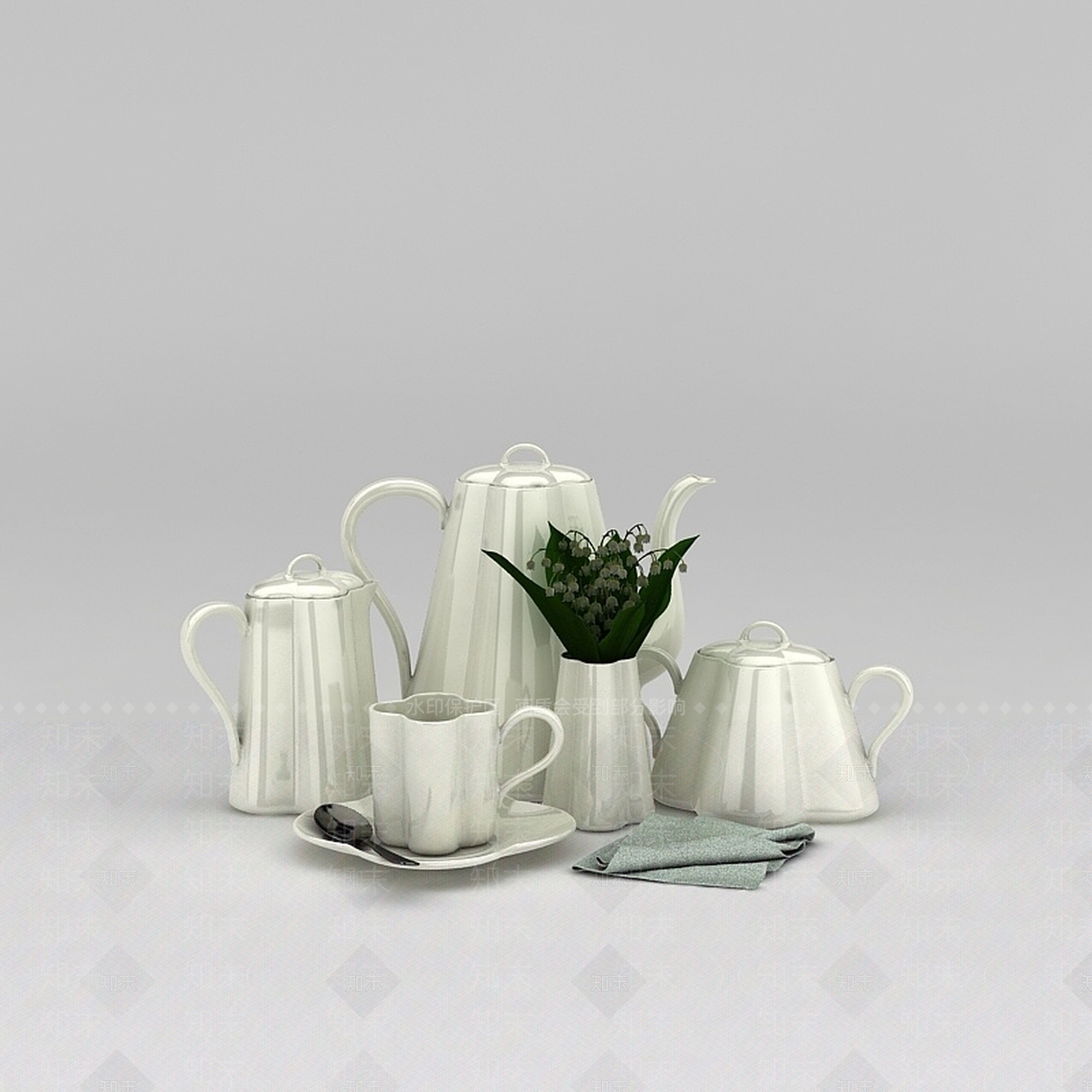 现代麻将桌3D模型下载【ID:1186058419】
