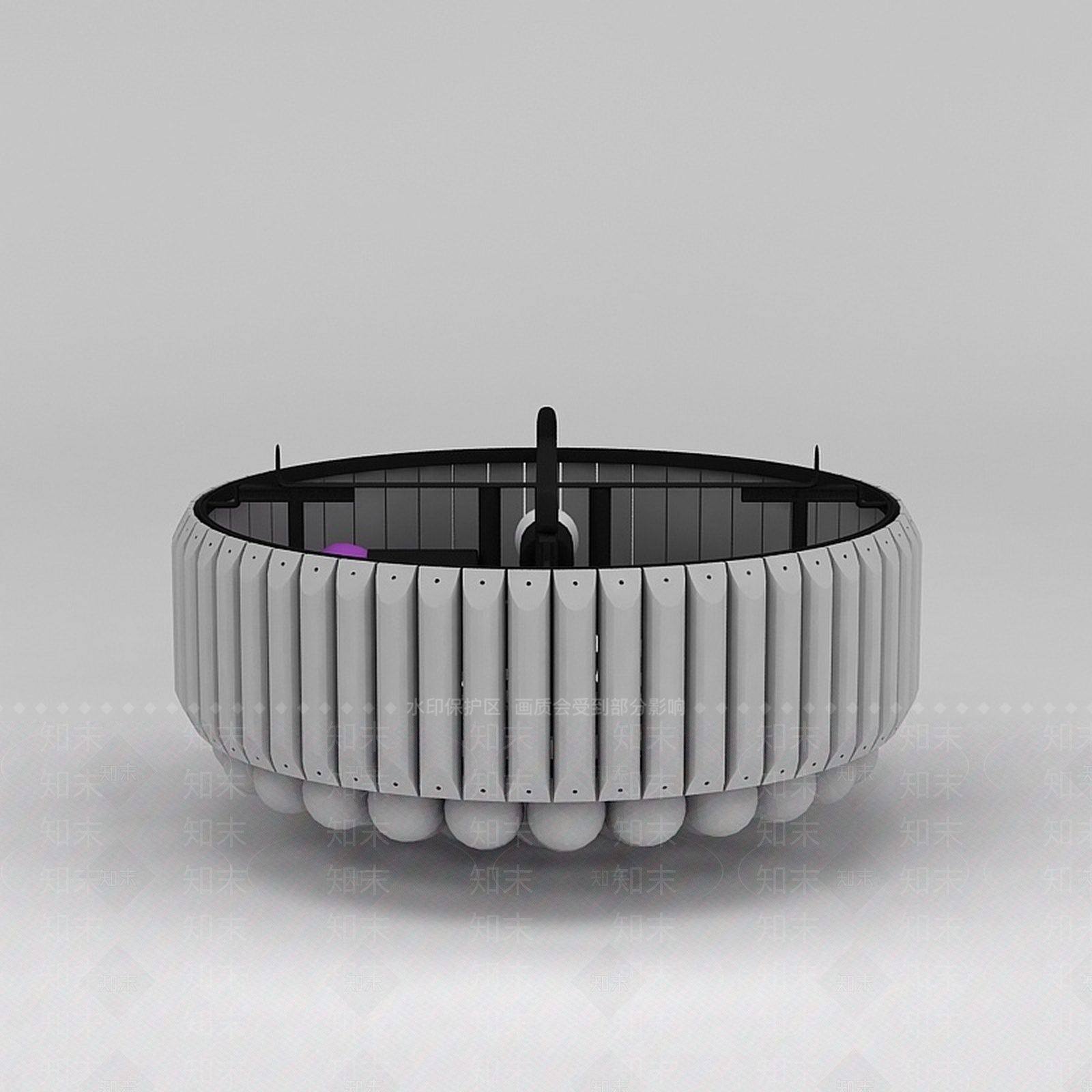 现代灯具组合3D模型下载【ID:1186350343】