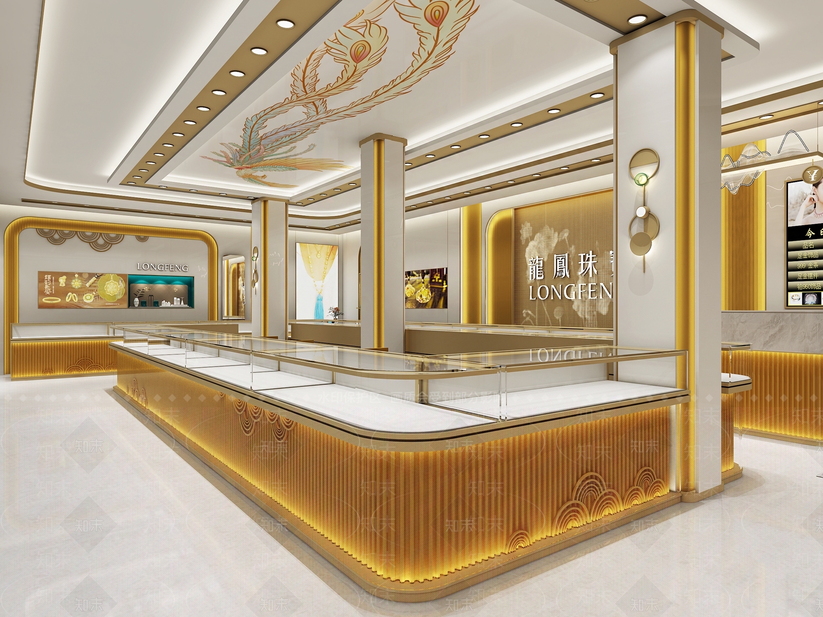 现代珠宝店3D模型下载【ID:1186068700】
