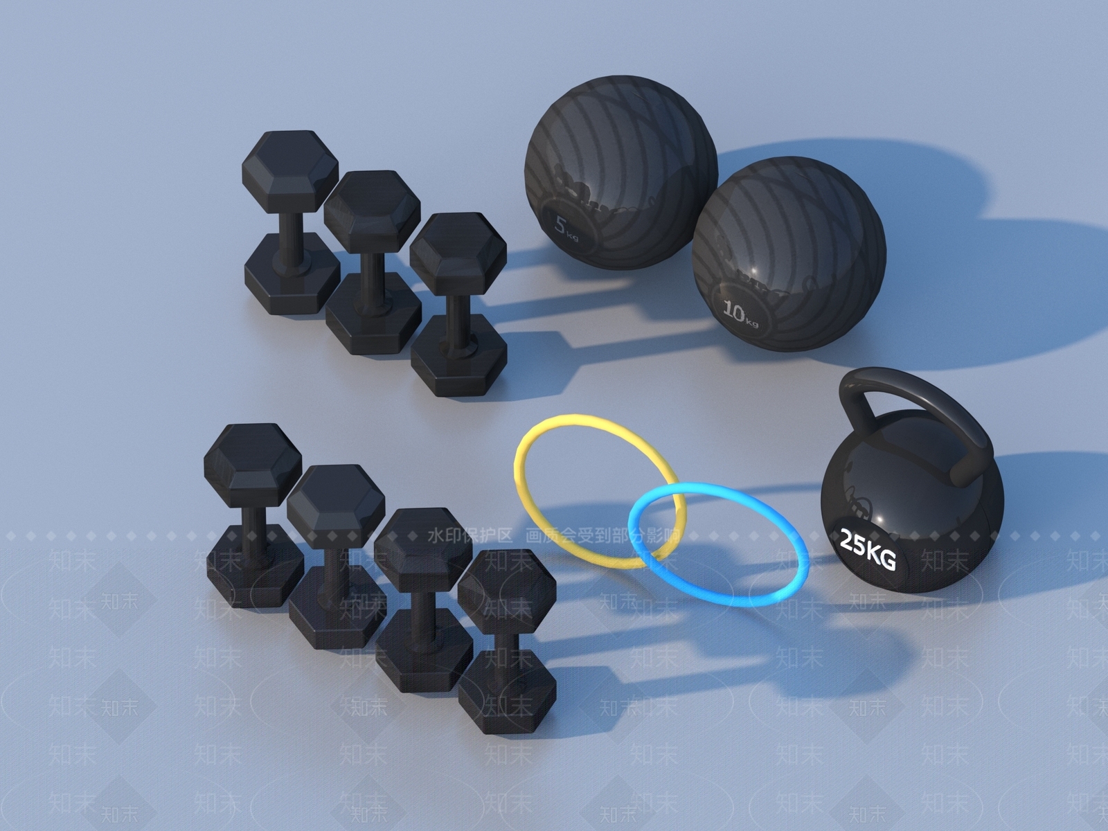 运动器材3D模型下载【ID:1186073839】