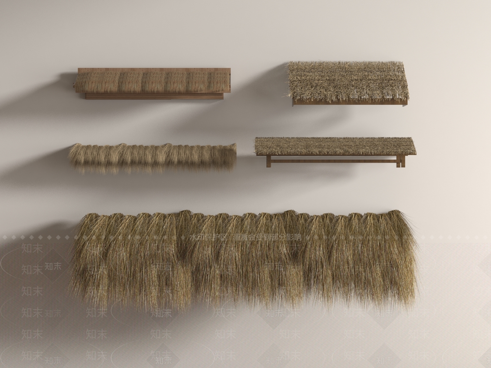 遮阳伞SU模型下载【ID:1186080534】