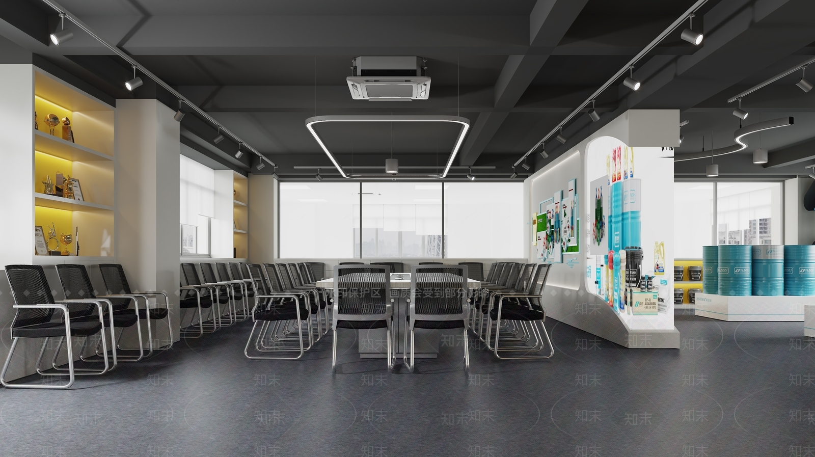 工业会议室3D模型下载【ID:1215022707】