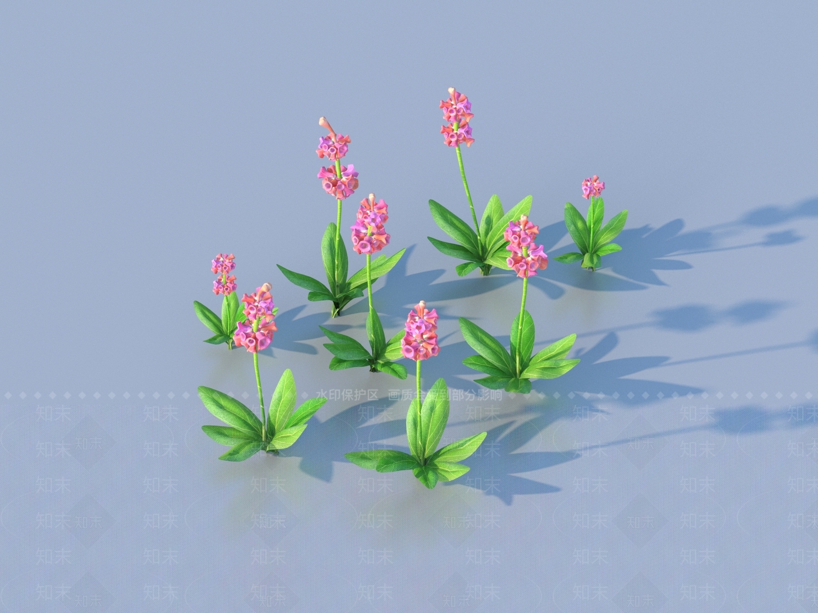 花草组合3D模型下载【ID:1186083125】