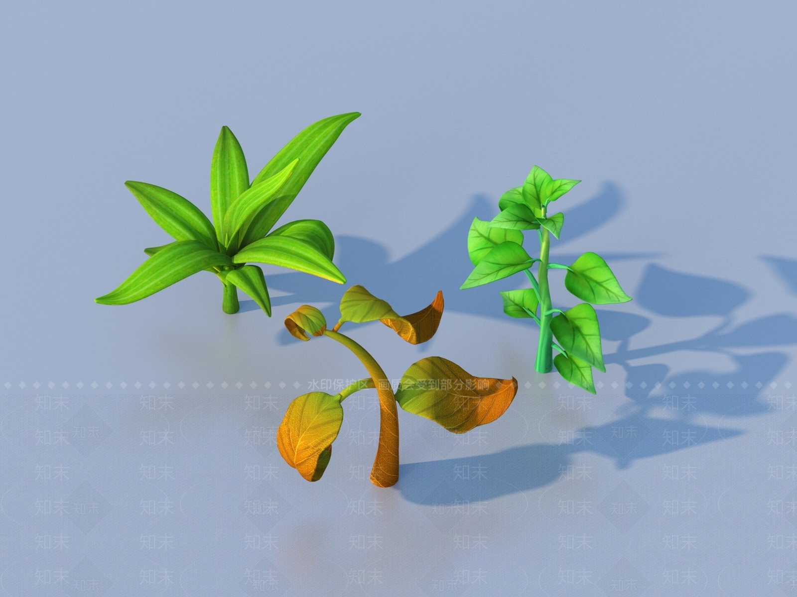 花草组合3D模型下载【ID:1186087081】