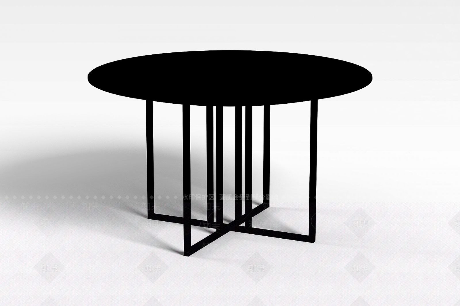 现代书桌3D模型下载【ID:1186378850】