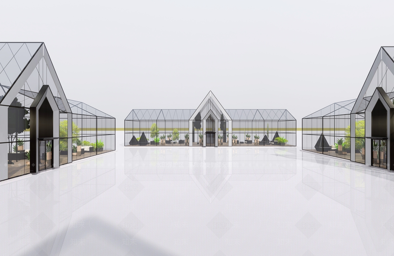 现代艺术风格建筑3D模型下载【ID:1186094784】