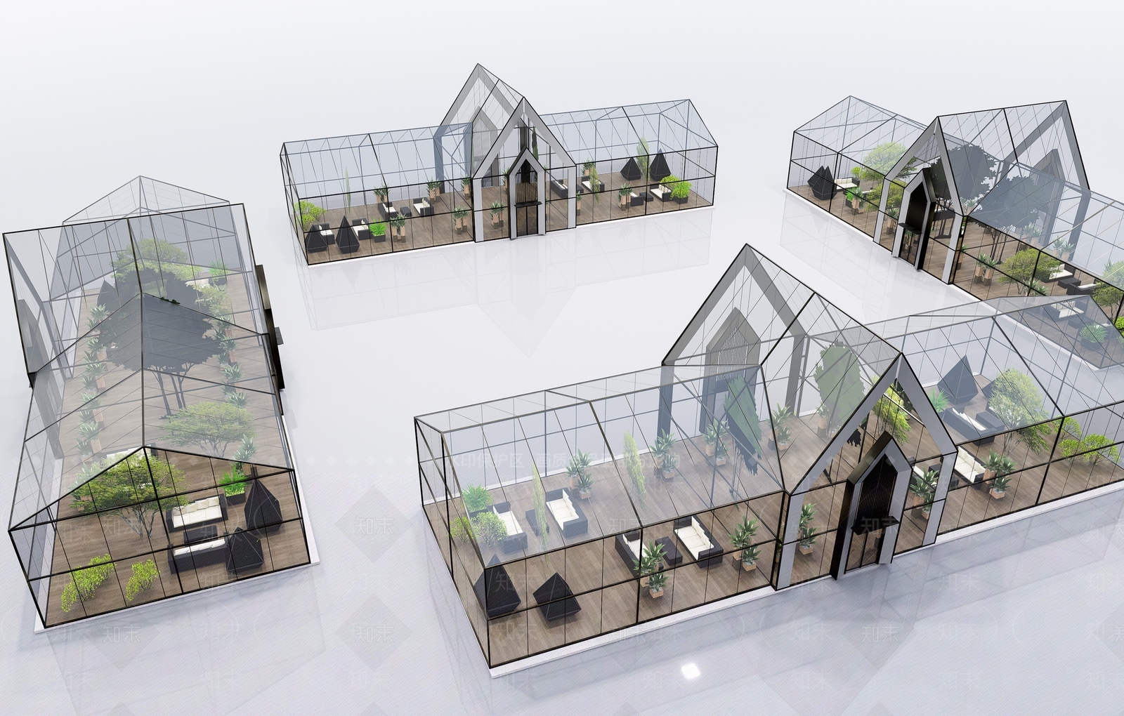 现代艺术风格建筑3D模型下载【ID:1186094784】
