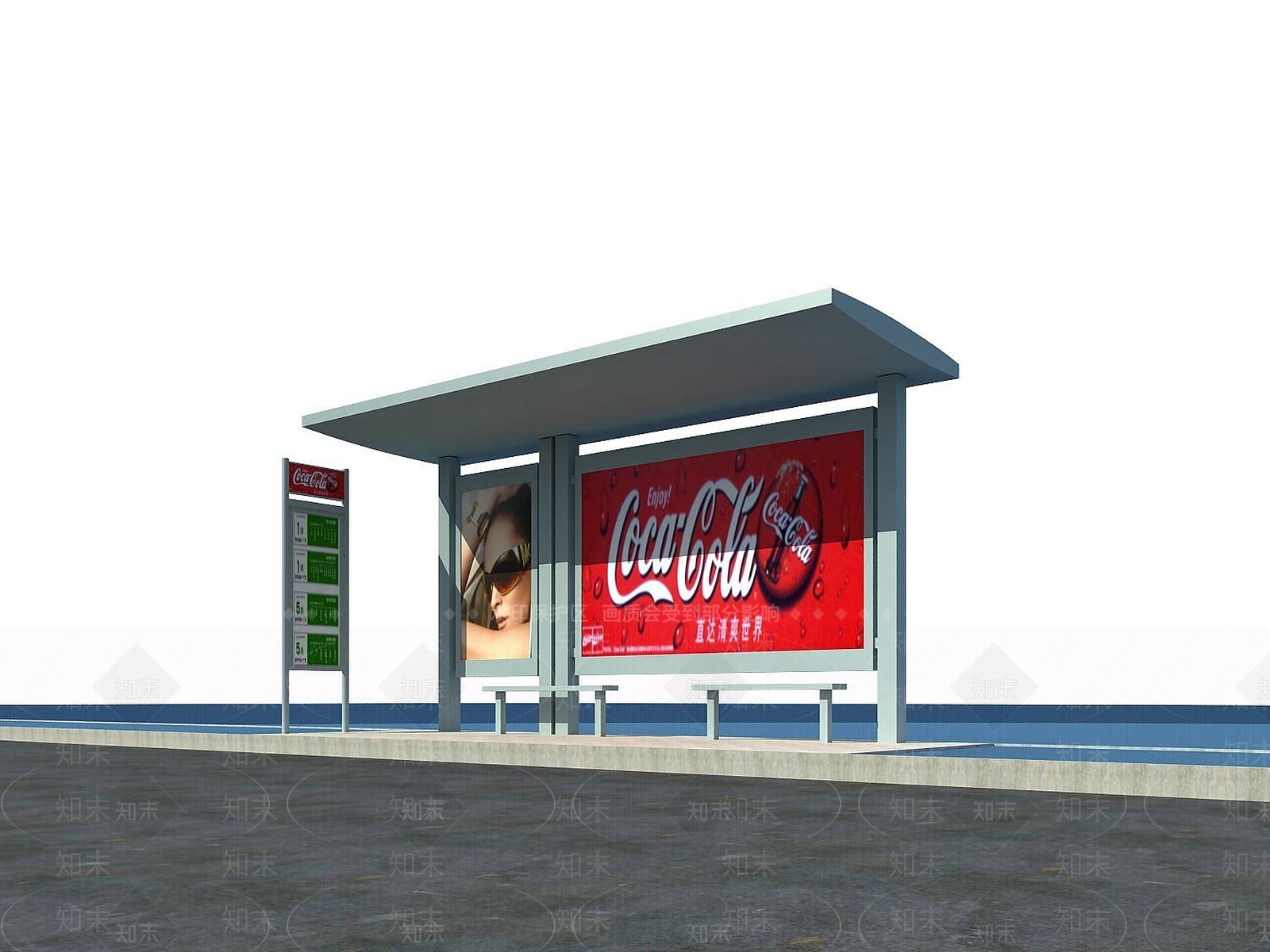 现代户外椅3D模型下载【ID:1186098792】