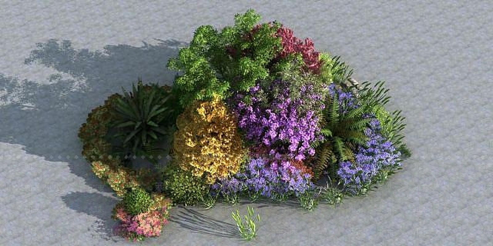现代灌木3D模型下载【ID:1186099154】
