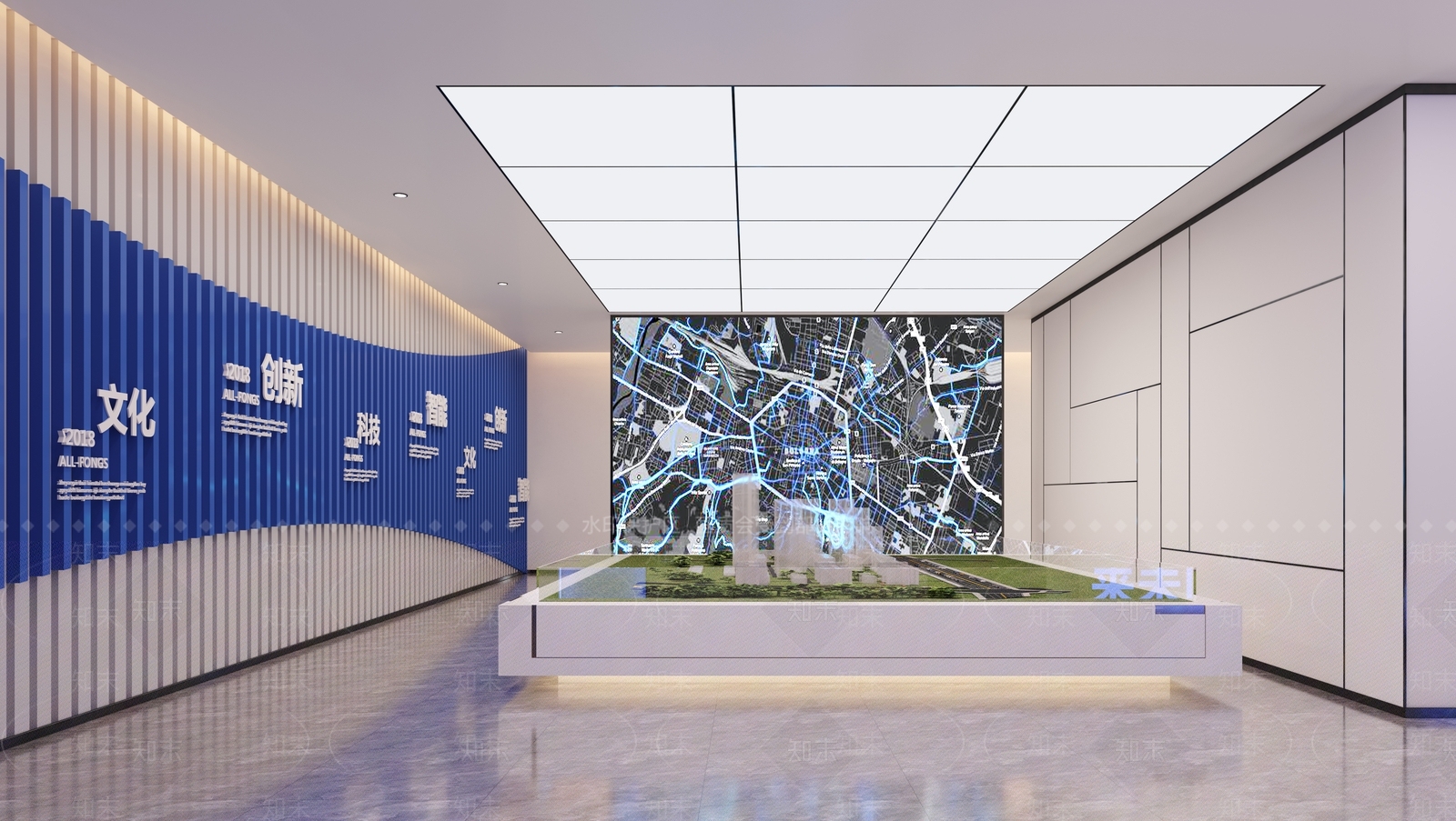 现代指挥中心3D模型下载【ID:1186102522】