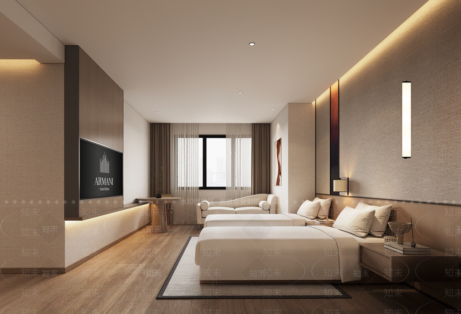 现代包厢3D模型下载【ID:1215023375】