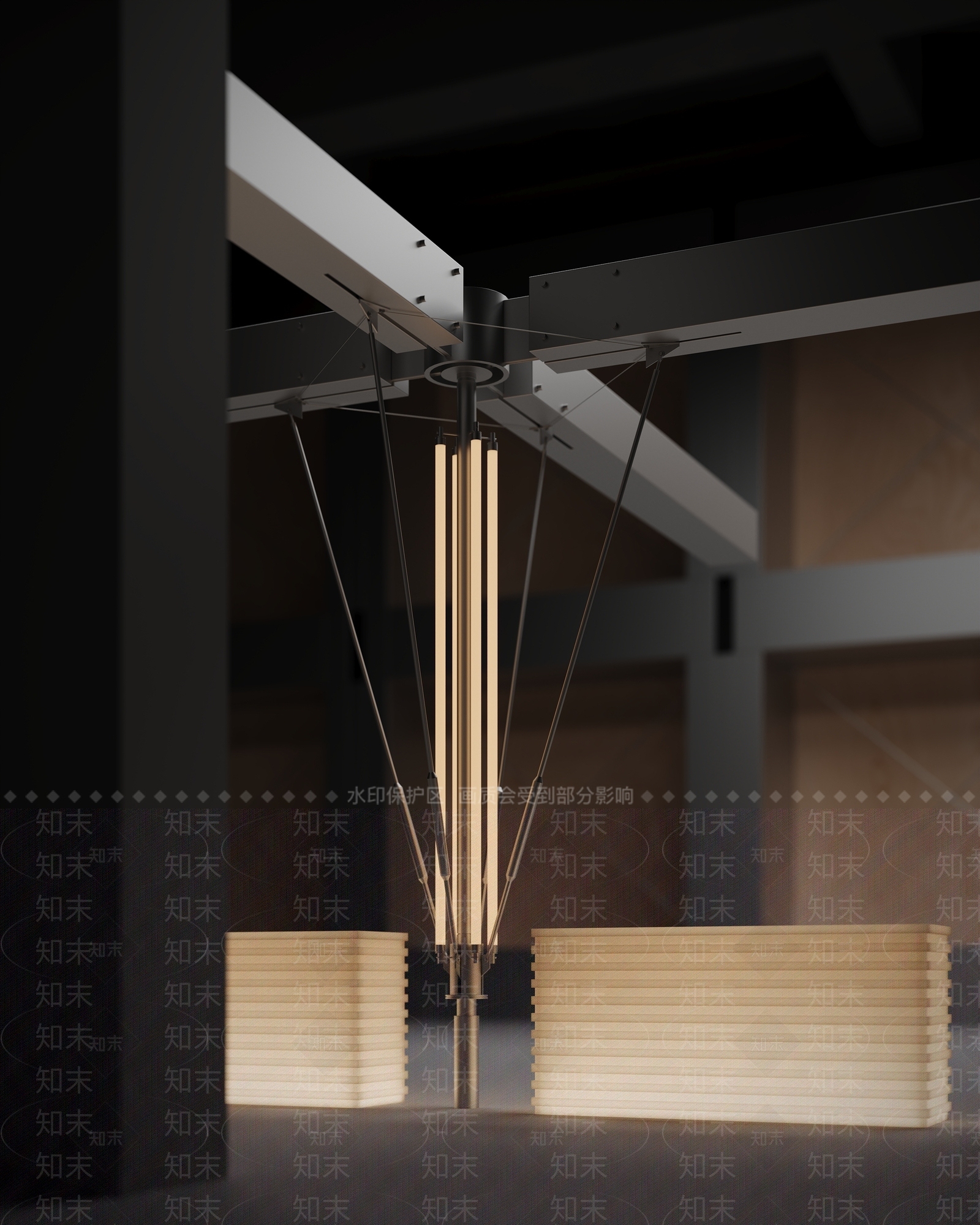 工业其他办公空间3D模型下载【ID:1186104185】