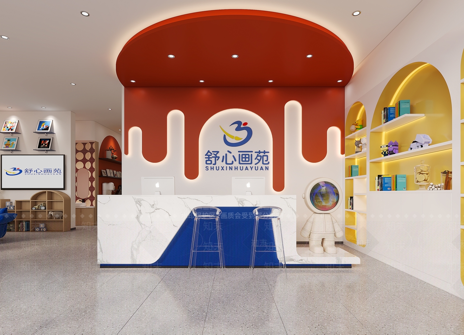 现代幼儿园3D模型下载【ID:1186107263】