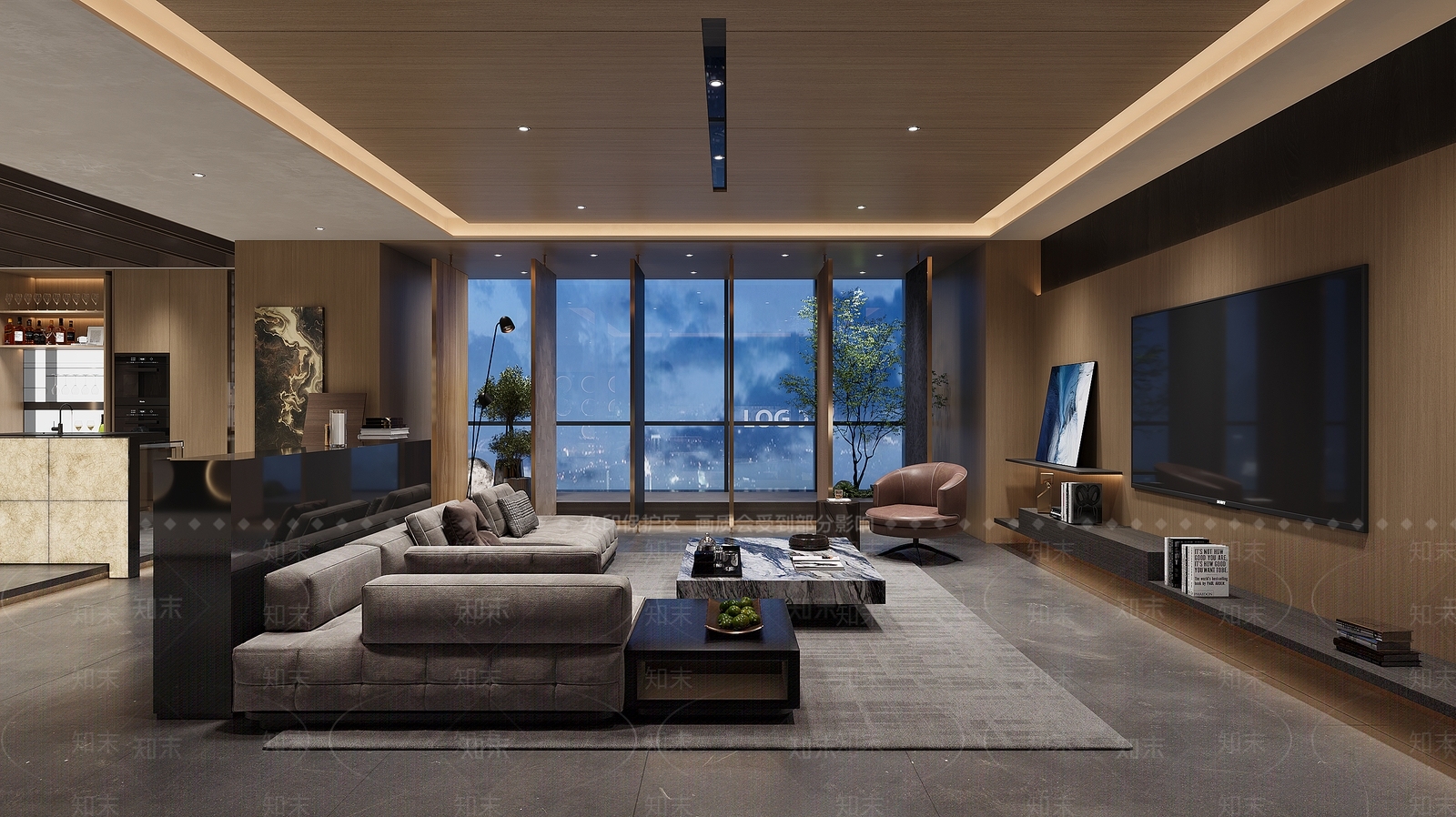 现代家具展厅3D模型下载【ID:1186112357】