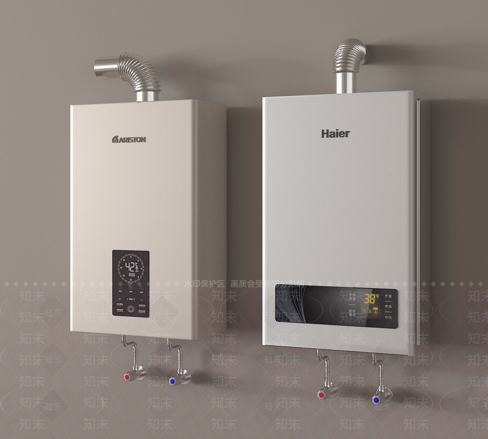 热水器3D模型下载【ID:1186115164】