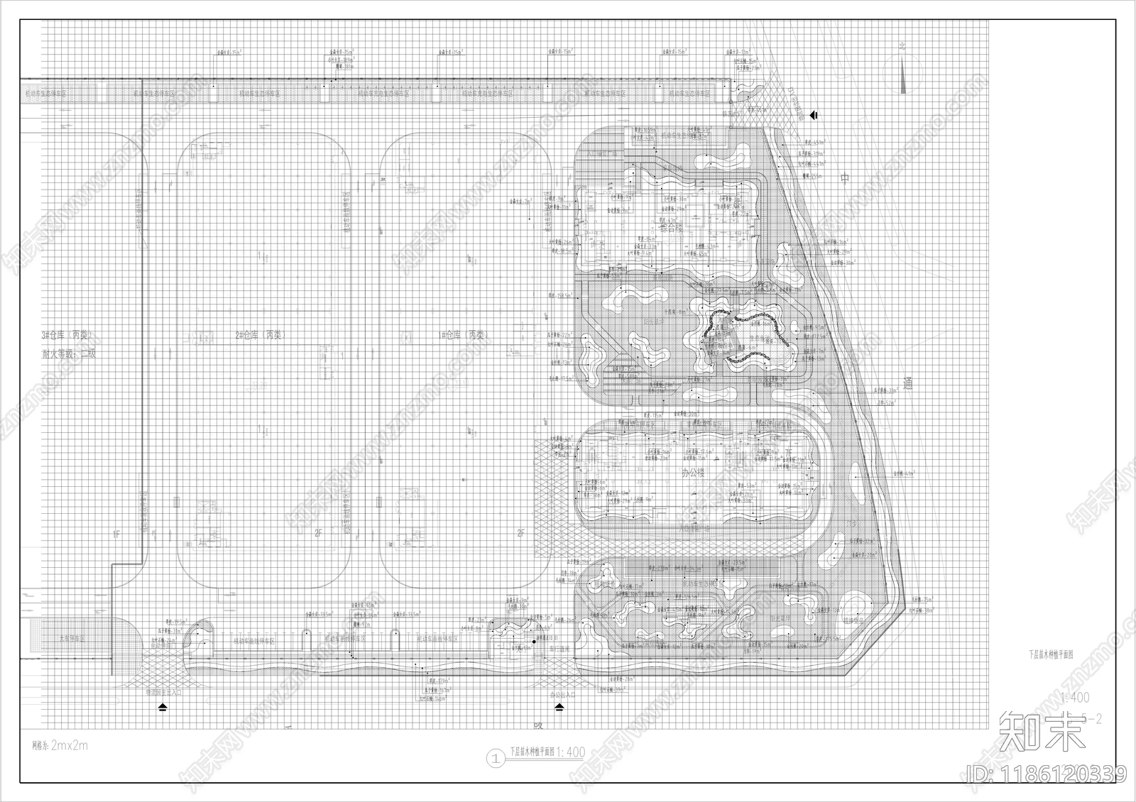 厂房景观cad施工图下载【ID:1186120339】