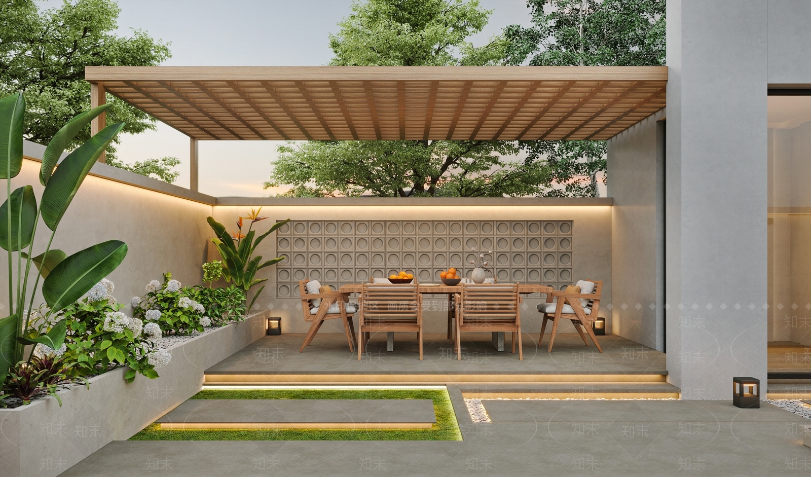 现代北欧阳台3D模型下载【ID:1186121588】