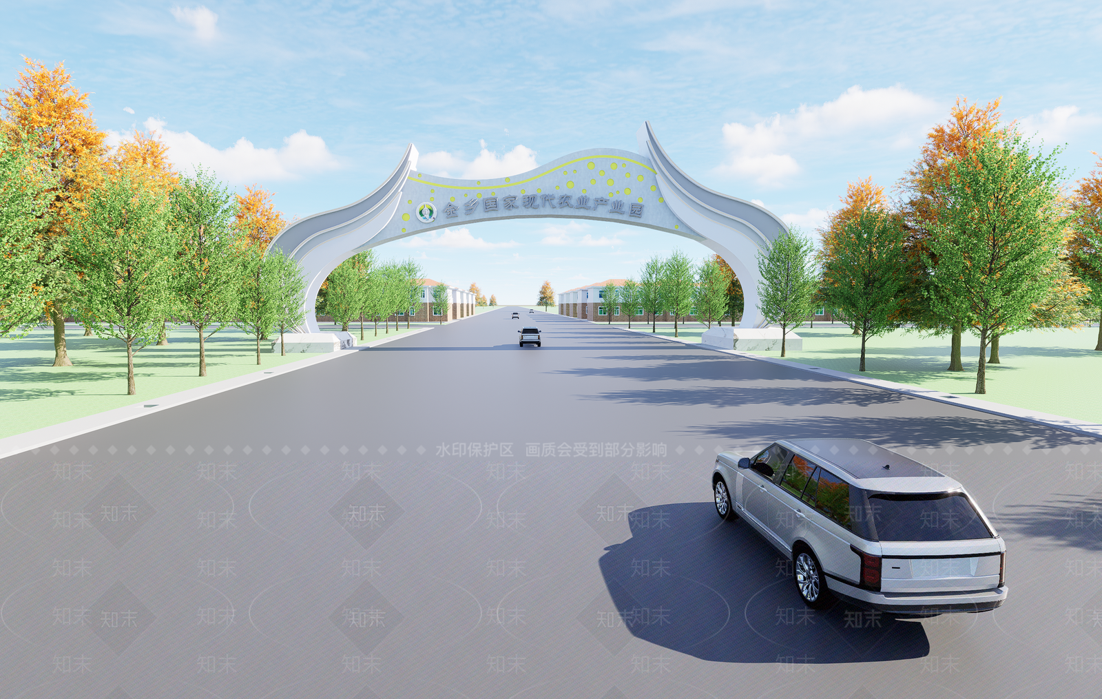 现代新中式其他工业建筑SU模型下载【ID:1186123516】