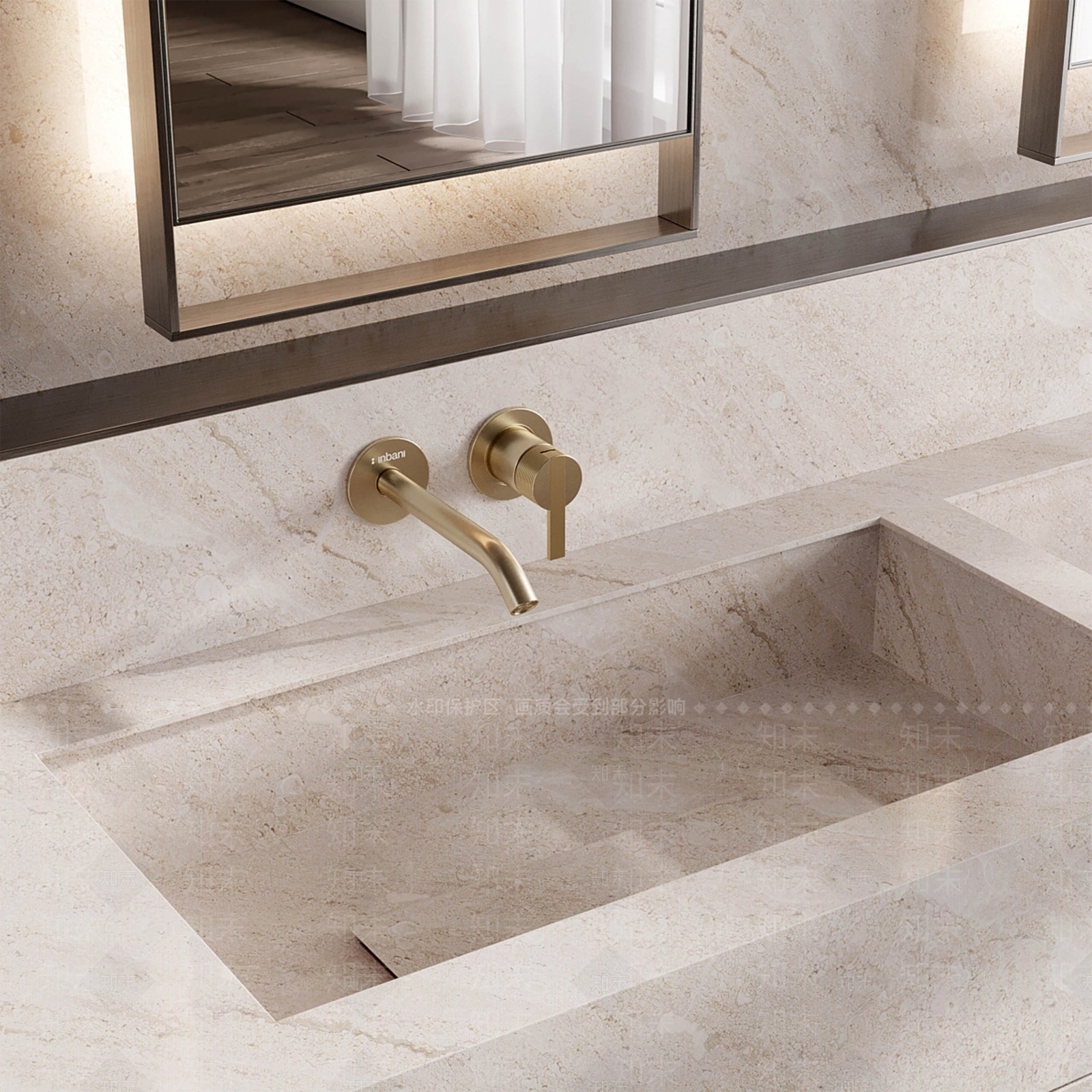 现代洗手台3D模型下载【ID:1186123679】