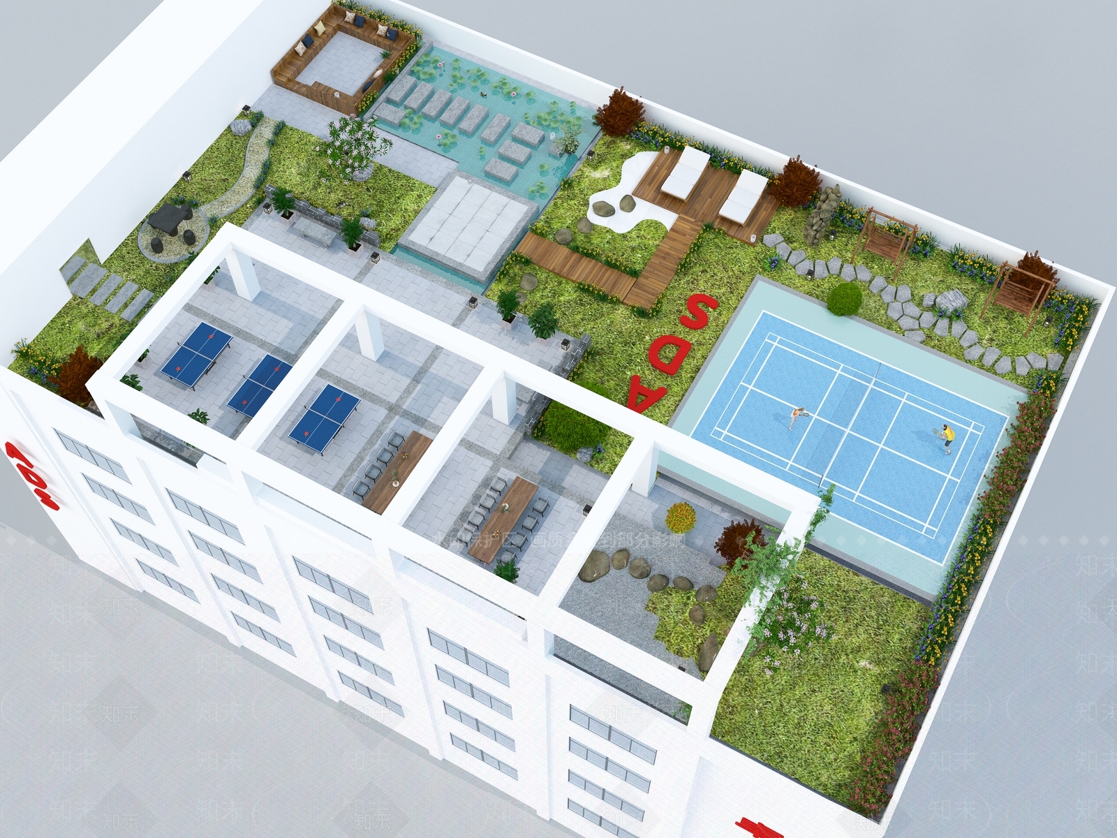 现代其他商业空间3D模型下载【ID:1186132293】