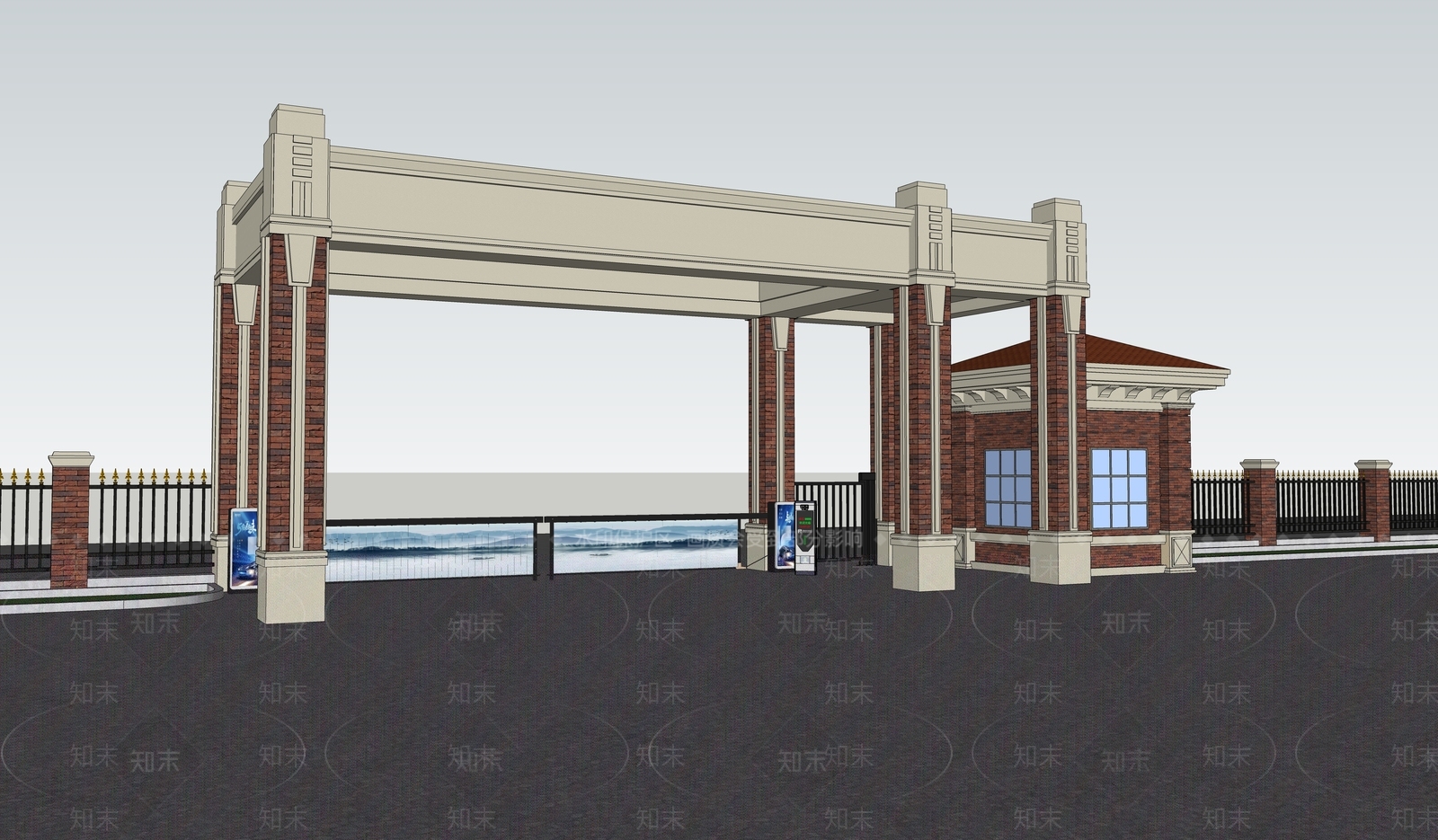 现代欧式其他公共建筑SU模型下载【ID:1186133810】