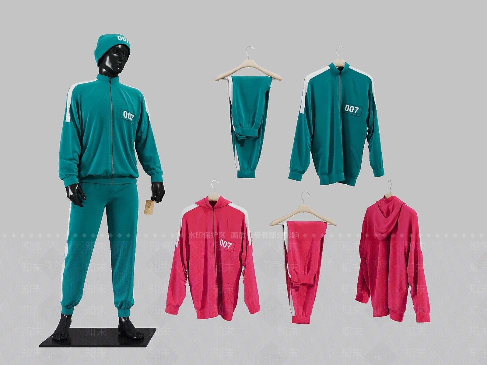衣服3D模型下载【ID:1186134775】